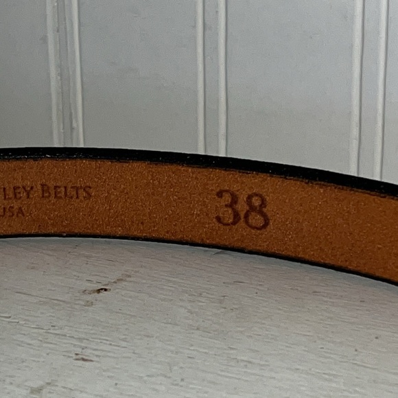 Ledbury & Wiley leather belt size 38 - Picture 4 of 5